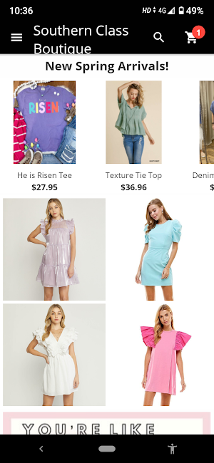 Southern Class Boutique Screenshot 0
