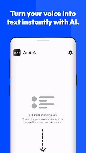 Voice Transcriber To Text AI Screenshot 1
