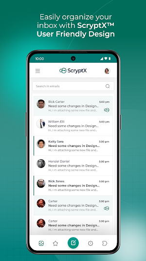ScryptX™ Mail Screenshot 1