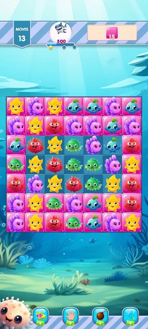 Deep Dive Delight: Match-3 Screenshot 2