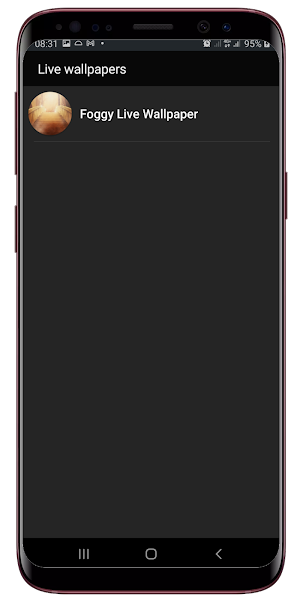 Foggy Live Wallpaper Screenshot 1