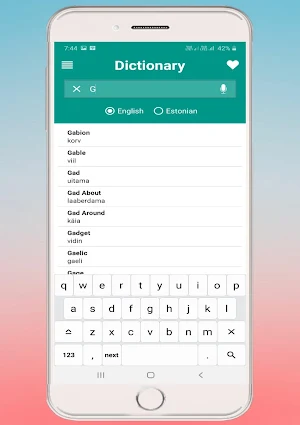 English Estonian Dictionary Screenshot 3