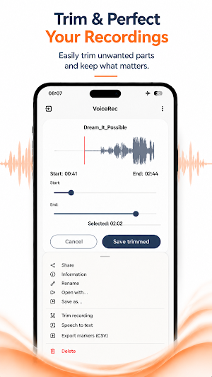 Recorder: Cut & Transcribe Screenshot 3