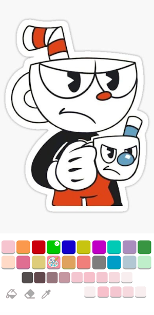 Cup Coloring game Screenshot 0