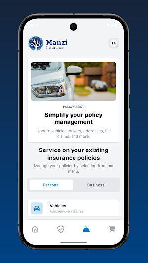 Manzi Insurance Screenshot 2