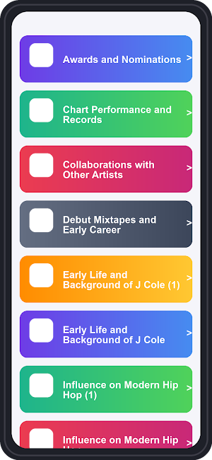 J Cole Trivia Quiz Screenshot 0