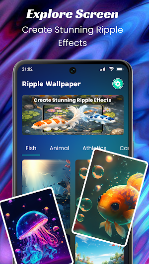 Ripple Live Wallpaper 4K Screenshot 1
