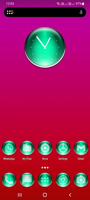 Teal Pixl Glass Icon Pack Screenshot 0