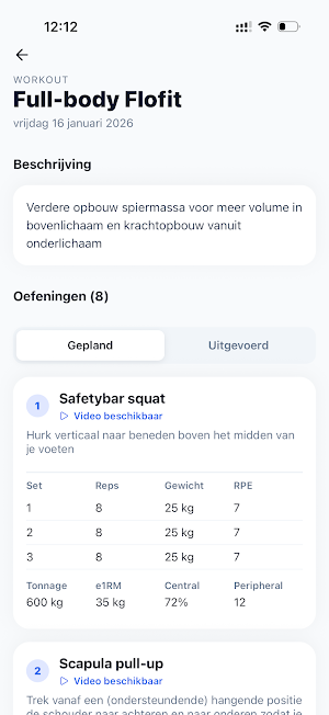 Thinkfit Hybride Coaching Screenshot 2