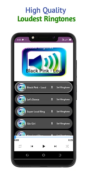 Loudest ringtones Screenshot 2