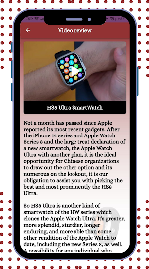 HS8 Ultra SmartWatch guide Screenshot 3