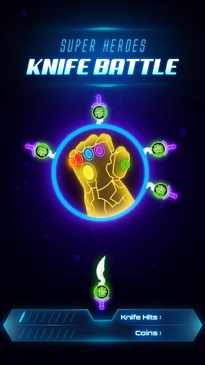 Super Hero Knife Battle_Free App Screenshot 2