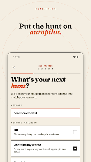 GrailHound: Marketplace Alerts Screenshot 0