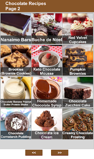120 Chocolate Recipes Screenshot 1