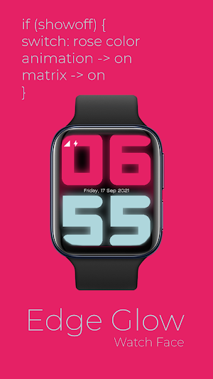 Edge Glow Watch Face Pro Screenshot 2
