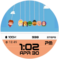 Animated Happy Kids Watch Face