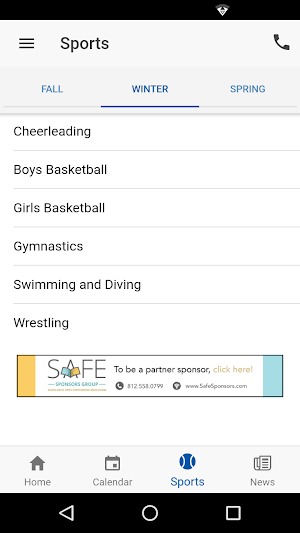 Columbus North Athletics Screenshot 2