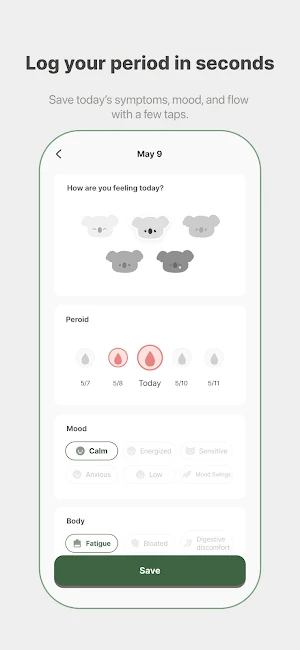 KokoRoom: Period PMS Reminder Screenshot 3