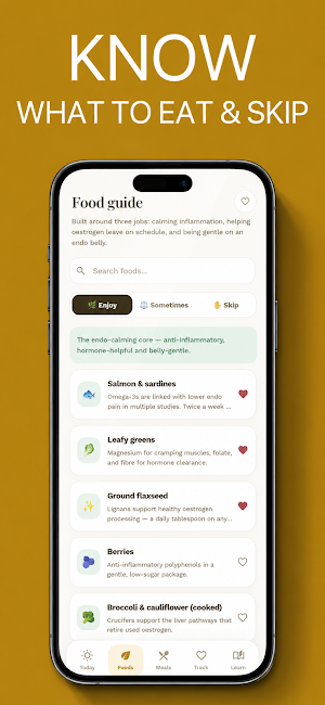 Endometriosis Diet: EndoEat Screenshot 2