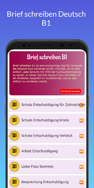 Brief schreiben Deutsch B1 Screenshot 0