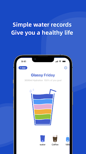 Daily water - health assistant Screenshot 1