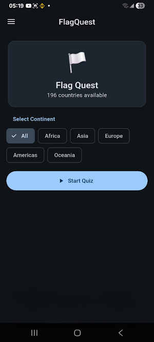 FlagTrail - Fun Flag Quiz Game Screenshot 0