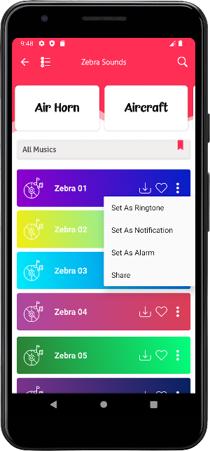Zebra Sounds Screenshot 3