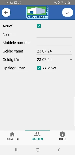Smart-Access Tenant Screenshot 2