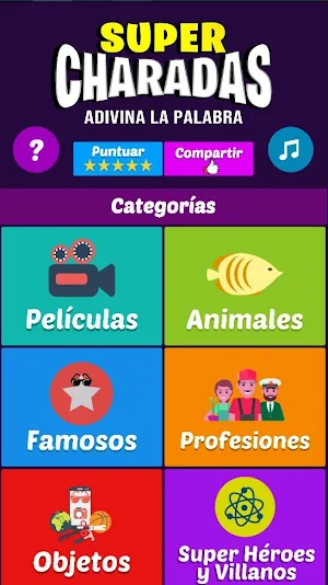 Super Charadas - Adivina la palabra (GuessUp) Screenshot 0