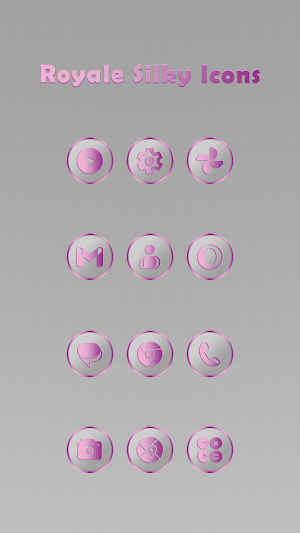 Royale Silky Light Pink Icons Screenshot 0