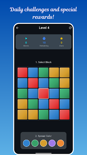 Color Flow Blocks - Fun Puzzle Screenshot 2