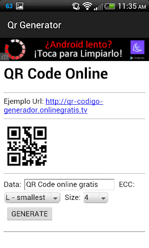 Generador de qr code gratis Screenshot 2