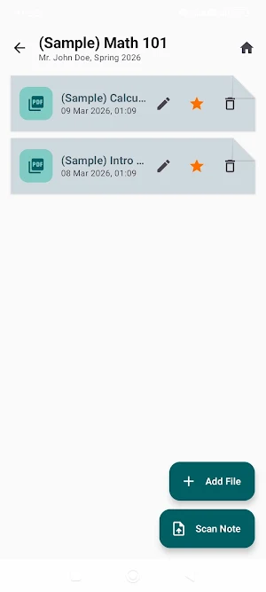 Lecture Notes PDF Scanner Screenshot 2