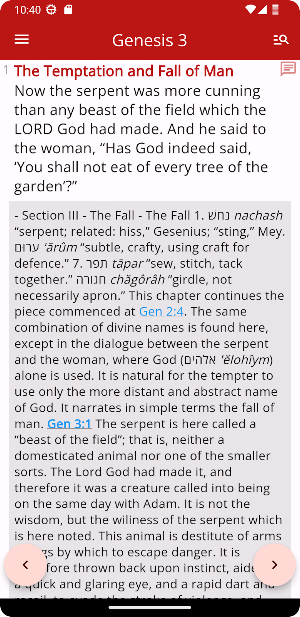 NKJV Bible with Commentary Screenshot 0