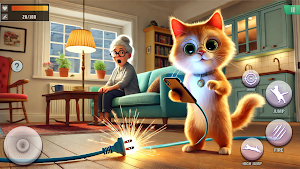 Scary Mother VS Naughty Cat Screenshot 3