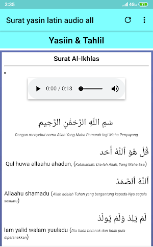 Surat yasin latin audio all Screenshot 2