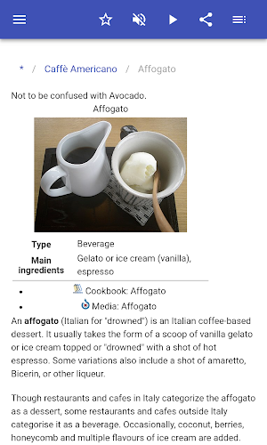 Coffee drinks Screenshot 2