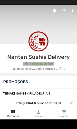 Nanten Sushis Delivery Screenshot 0