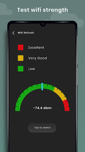 Wifi Refresh With Wifi Signal Strength Screenshot 2