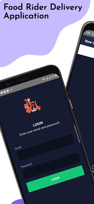 Delivery Application Screenshot 0