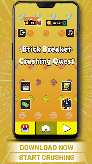 Brick Breaker : Crushing Quest Screenshot 0
