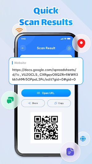 QR Code Scanner - QR Maker Screenshot 1