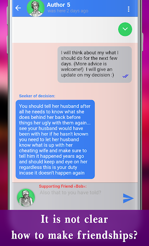 Friend. True friendship. New anonymous chat online Screenshot 1