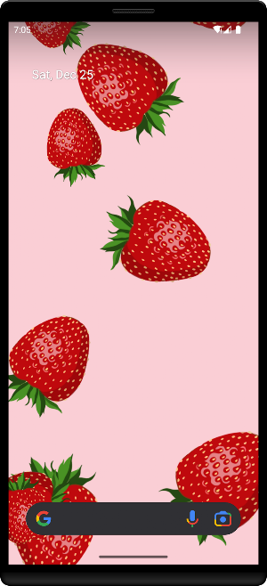 Strawberries Live Wallpaper Screenshot 0