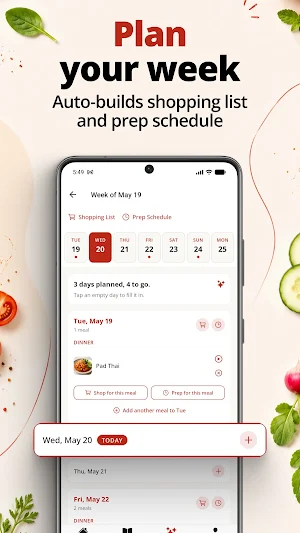 Mise: AI Sous Chef & Meal Plan Screenshot 2