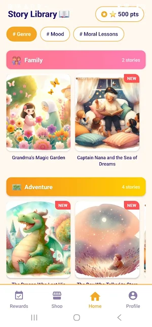 NanaStory: Bedtime AI Tales Screenshot 2