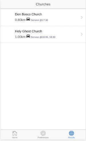 Holy Mass Finder Screenshot 3