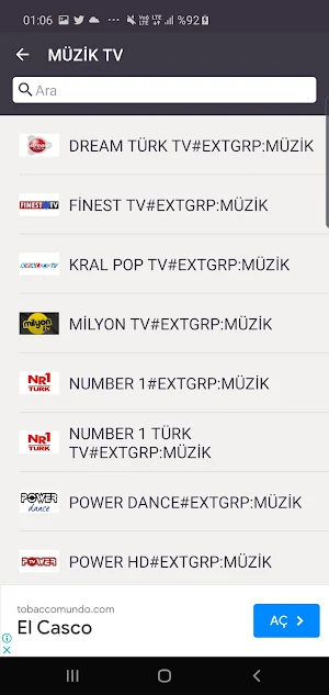 MOBİL TV CANLI TV-TÜRK WORLD Screenshot 2