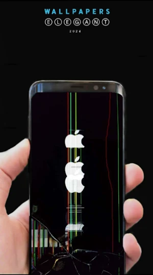 The screen is broken like real Screenshot 3