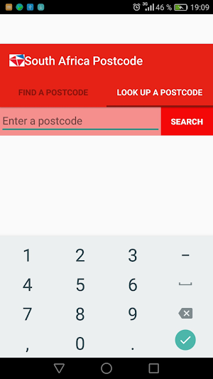 South Africa Postal Code Screenshot 3